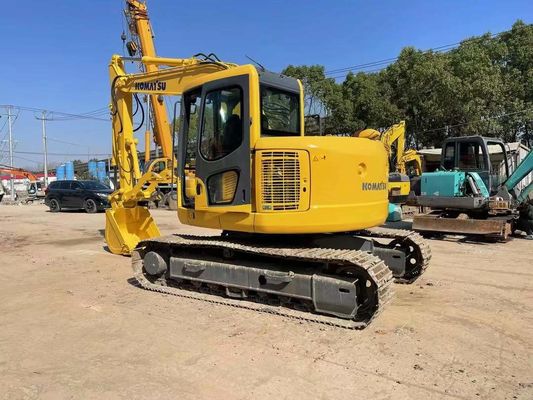 PC128US-8 Gebruikte Komatsu-graafmachine Hydraulische duim mini-kruipergraafmachine