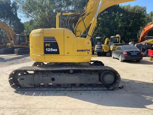 PC128US-8 Gebruikte Komatsu-graafmachine Hydraulische duim mini-kruipergraafmachine