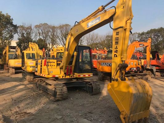 Energiebesparend Gebruikt Komatsu PC130 6 Crawler Hoge stabiliteit Originele kleur