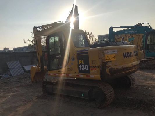 Energiebesparend Gebruikt Komatsu PC130 6 Crawler Hoge stabiliteit Originele kleur