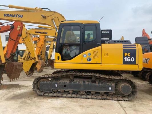 Japan Komatsu PC160LC-7 Mini Crawler Graafmachine Tweedehands Met Krachtige Motor