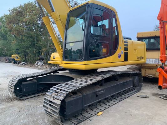 Hoge efficiëntie Gebruikte Komatsu PC200 6 Graafmachine Origineel Japan Krachtig