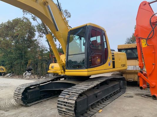 Hoge efficiëntie Gebruikte Komatsu PC200 6 Graafmachine Origineel Japan Krachtig