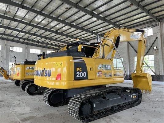 PC200-8 Gebruikte Komatsu graafmachine Japanse onderhoudsvriendelijke tweedehands gravers