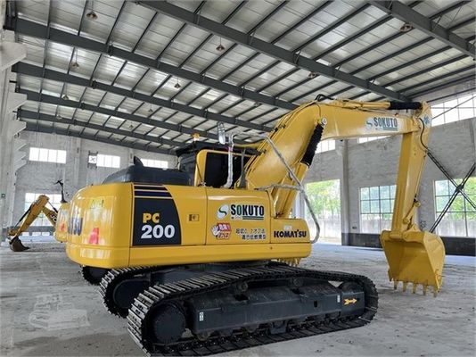 PC200-8 Gebruikte Komatsu graafmachine Japanse onderhoudsvriendelijke tweedehands gravers