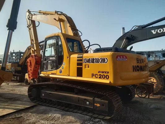 Japan Gebruikte Komatsu PC220 6 Graafmachine Gemakkelijk te bedienen met een hydraulische hamer