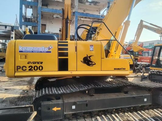 Japan Gebruikte Komatsu PC220 6 Graafmachine Gemakkelijk te bedienen met een hydraulische hamer