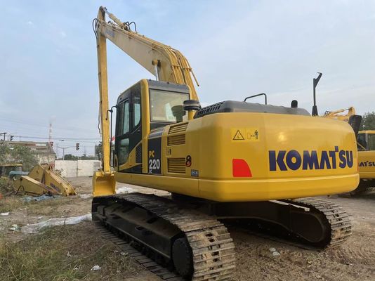 Origineel Japan Gebruikte Komatsu Graafmachine PC220-7 Crawler Met 18 Meter Lange Arm