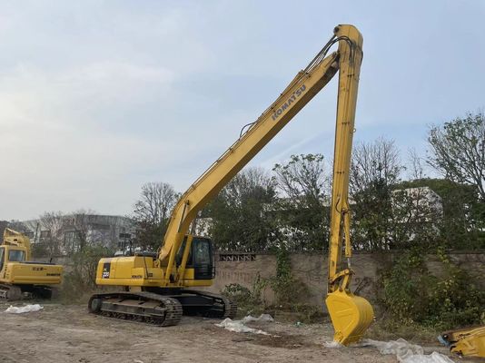 Origineel Japan Gebruikte Komatsu Graafmachine PC220-7 Crawler Met 18 Meter Lange Arm