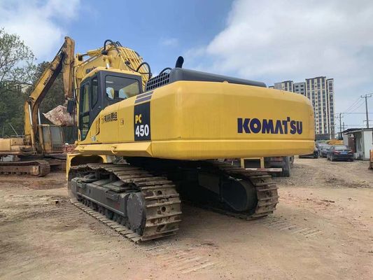 Veiligheidsoperatie Gebruikte Komatsu Mini Graafmachine PC450-7 Originele Japan