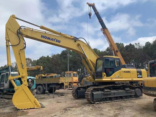 Veiligheidsoperatie Gebruikte Komatsu Mini Graafmachine PC450-7 Originele Japan