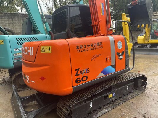 Originele Japanse Hitachi ZX60 Mini Crawler Graafmachine Met Hydraulische Duim