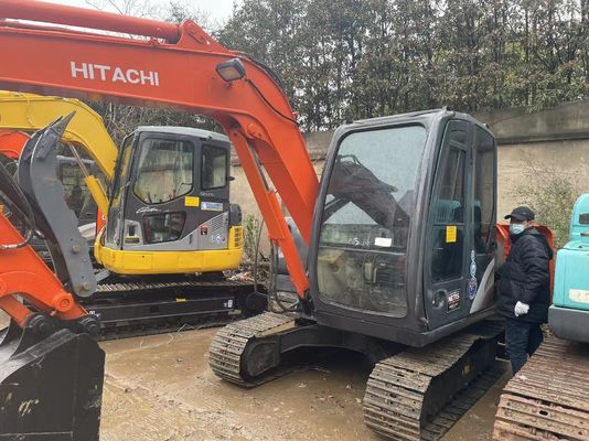 Originele Japanse Hitachi ZX60 Mini Crawler Graafmachine Met Hydraulische Duim