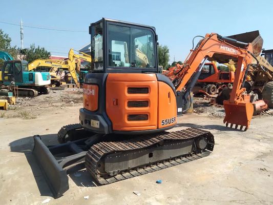 Hitachi ZX55USR-5A Gebruikte Mini Crawler Graafmachine in goede staat Gebruikte Mini Graafmachine