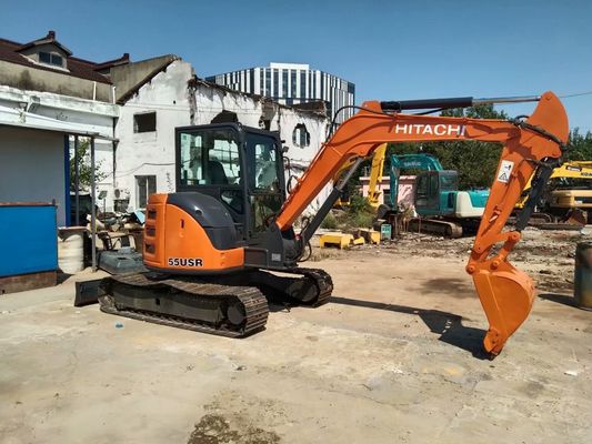 Hitachi ZX55USR-5A Gebruikte Mini Crawler Graafmachine in goede staat Gebruikte Mini Graafmachine