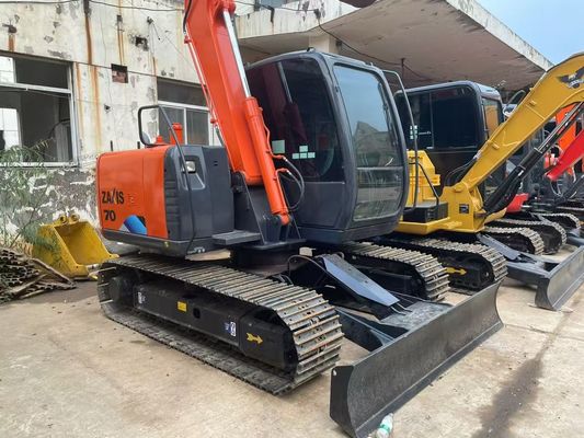 Originele Japanse gebruikte graafmachine ZX70 Gebruikte Hitachi graafmachine Crawler met blad
