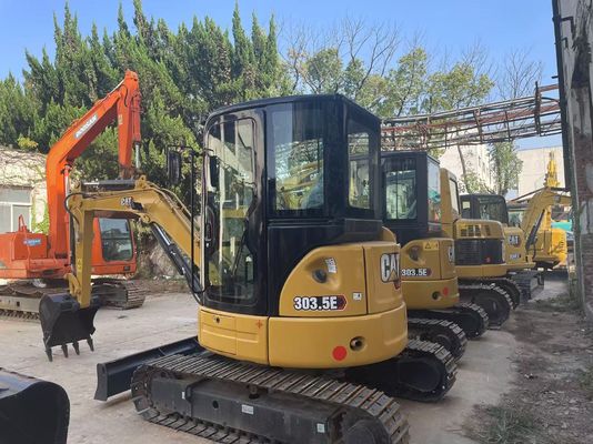 Energie-efficiëntie Gebruikte CAT-graafmachine Crawler Caterpillar 303.5 E CR Roestvrij