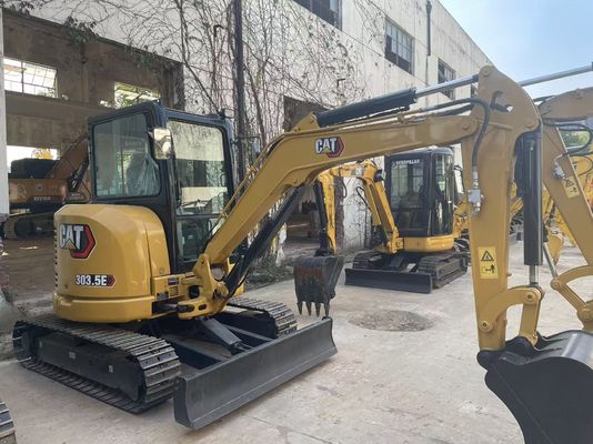 Energie-efficiëntie Gebruikte CAT-graafmachine Crawler Caterpillar 303.5 E CR Roestvrij