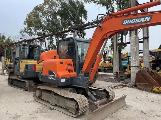 2018 jaar Gebruikte Doosan DX60-9C mini graafmachine In uitstekende staat/Gebruikte Doosan mini graafmachine te koop