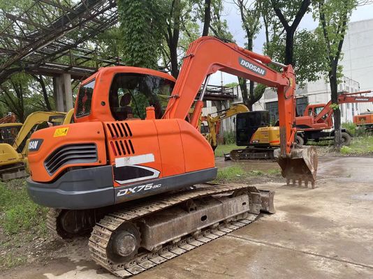 Doosan DX75-9C tweedehands mini graafmachine 2017 jaar Zichtbaarheid en veiligheid