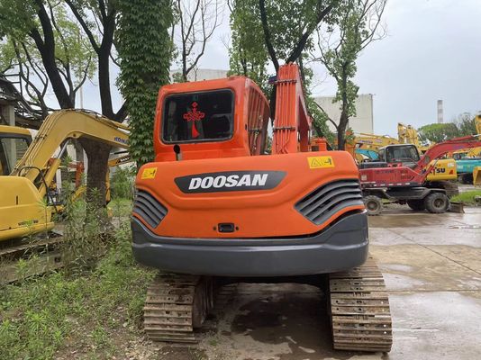 Doosan DX75-9C tweedehands mini graafmachine 2017 jaar Zichtbaarheid en veiligheid