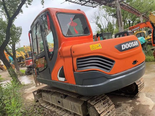 Doosan DX75-9C tweedehands mini graafmachine 2017 jaar Zichtbaarheid en veiligheid