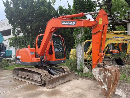 Doosan DX75-9C tweedehands mini graafmachine 2017 jaar Zichtbaarheid en veiligheid