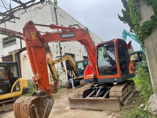 Doosan DX75-9C tweedehands mini graafmachine 2017 jaar Zichtbaarheid en veiligheid