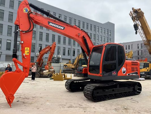 Crawler gemonteerd DX150-9C Gebruikte Doosan graafmachine Originele Korea Versatiliteit