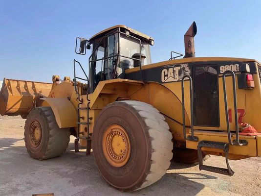 Tweedehands Caterpillar 980G-ladder op wielen, gemakkelijk te bedienen, in goede staat