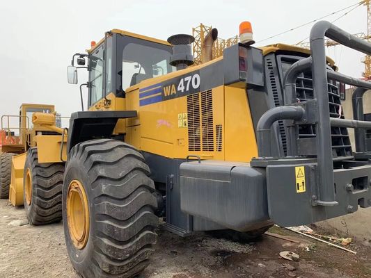 Verf kleur Gebruikte wiellader Komatsu WA470-6 tweedehands lader