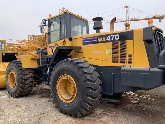 Verf kleur Gebruikte wiellader Komatsu WA470-6 tweedehands lader