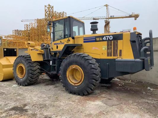 Verf kleur Gebruikte wiellader Komatsu WA470-6 tweedehands lader