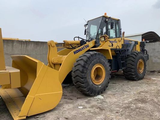 Verf kleur Gebruikte wiellader Komatsu WA470-6 tweedehands lader