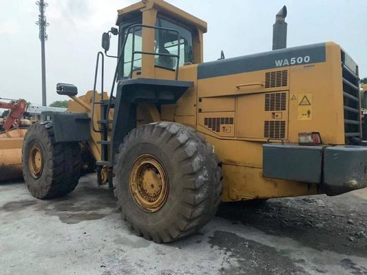 Heavy Duty Gebruikte Komatsu-wielladders WA500-3 Langdurig Energiezuinig