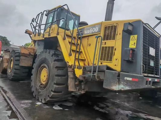 Komatsu WA600-6 Gebruikte kleine wiellader WA500-6 Veiligheidsoperatie voor mijnbouw