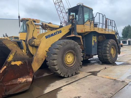 Komatsu WA600-6 Gebruikte kleine wiellader WA500-6 Veiligheidsoperatie voor mijnbouw