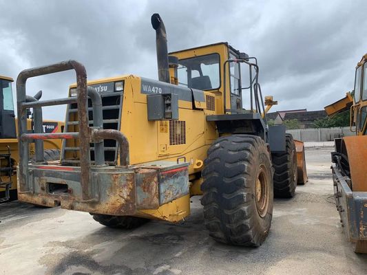 Oorspronkelijke kleur Gebruikte Komatsu WA470-3 wiellader in uitstekende staat