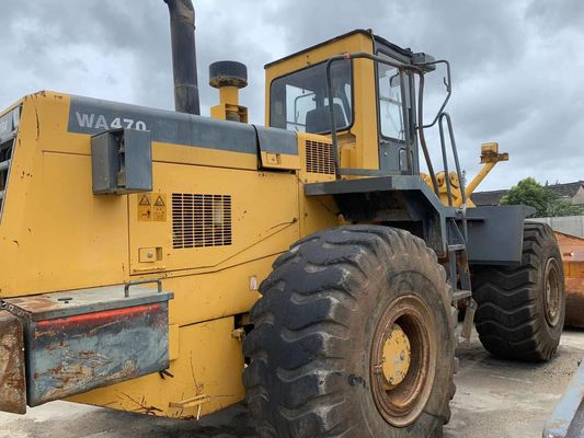 Oorspronkelijke kleur Gebruikte Komatsu WA470-3 wiellader in uitstekende staat