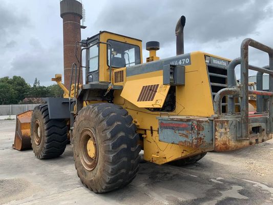 Oorspronkelijke kleur Gebruikte Komatsu WA470-3 wiellader in uitstekende staat