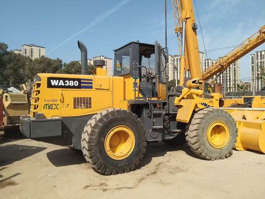 Japan WA380-3 Gebruikte Komatsu wielladers Langdurig eenvoudig onderhoud
