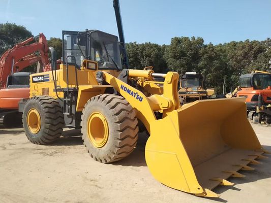 Japan WA380-3 Gebruikte Komatsu wielladers Langdurig eenvoudig onderhoud