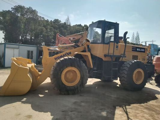 Japan WA380-3 Gebruikte Komatsu wielladers Langdurig eenvoudig onderhoud