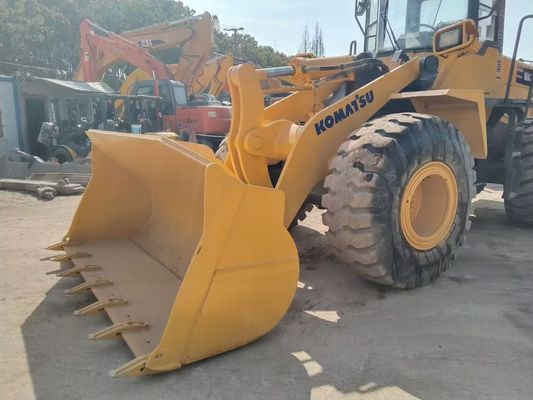 Japan WA380-3 Gebruikte Komatsu wielladers Langdurig eenvoudig onderhoud