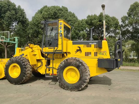 Originele Japanse gebruikte wiellader Komatsu WA320-3 Gebruikte voorlader