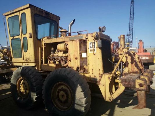 Heavy Duty 12G Gebruikte Caterpillar Motor Grader Geluidsreductie Gemakkelijke bediening