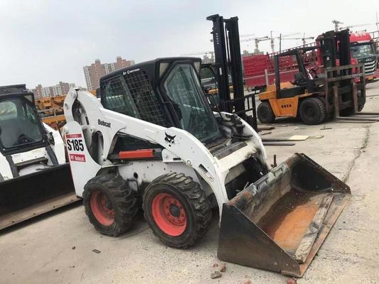 Oorspronkelijke kleur S185 Gebruikte Bobcat Skid Loaders Veiligheid in goede staat