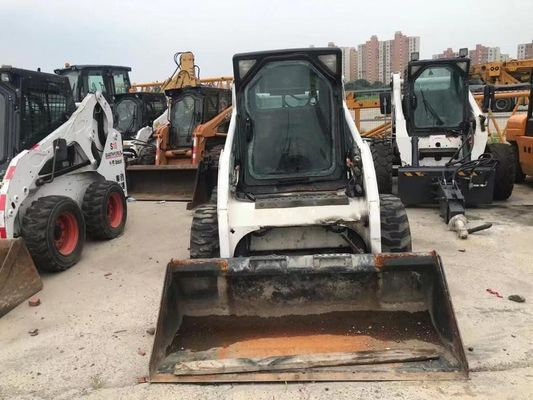 Oorspronkelijke kleur S185 Gebruikte Bobcat Skid Loaders Veiligheid in goede staat