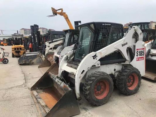Oorspronkelijke kleur S185 Gebruikte Bobcat Skid Loaders Veiligheid in goede staat