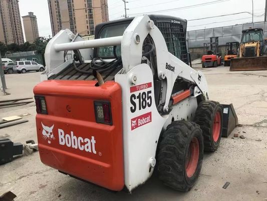Oorspronkelijke kleur S185 Gebruikte Bobcat Skid Loaders Veiligheid in goede staat